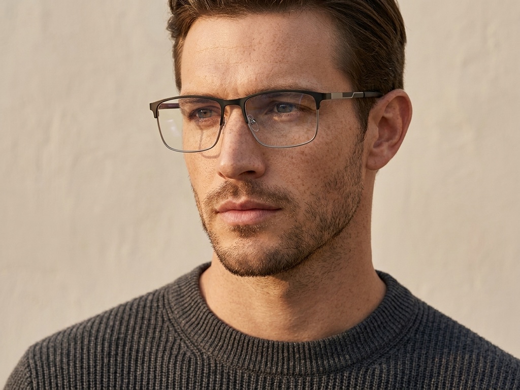 BS2425-1148_Black_Rectangular_Metal_Glasses_corner-tryon_male