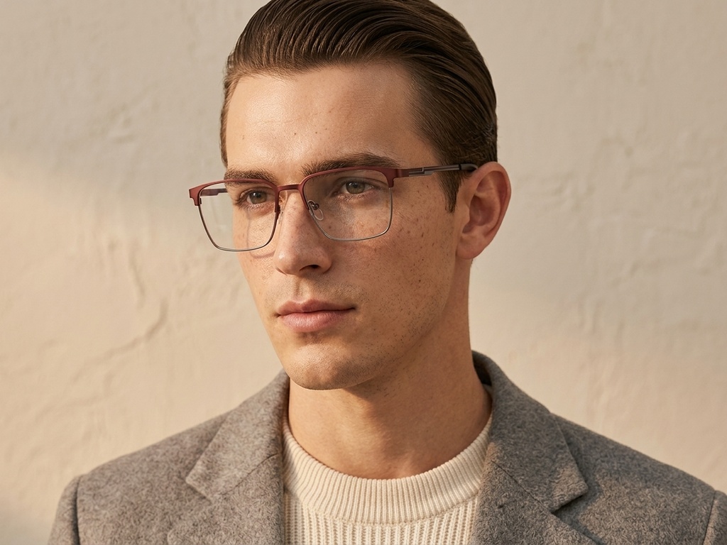 BS2425-1149_Brown_Rectangular_Metal_Glasses_corner-tryon_male