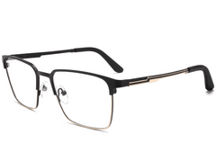 BS2425-1150_Black_Rectangular_Metal_Glasses_corner