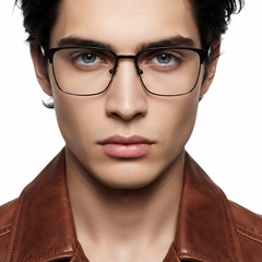 bs2425-1150_black_rectangular_metal_glasses_model