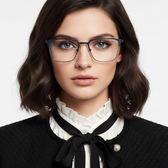 bs2425-1151_blue_rectangular_metal_glasses_model