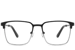 BS2425-1152_Black_Rectangular_Metal_Glasses_corner-front
