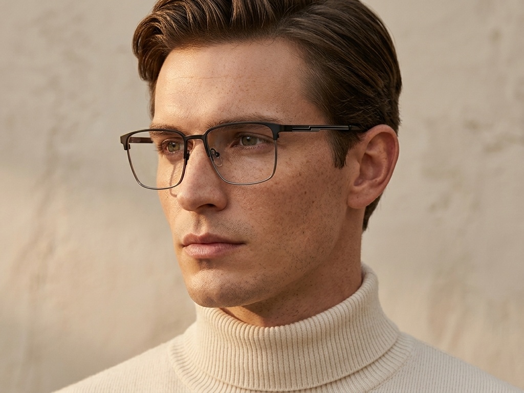 BS2425-1152_Black_Rectangular_Metal_Glasses_corner-tryon_male