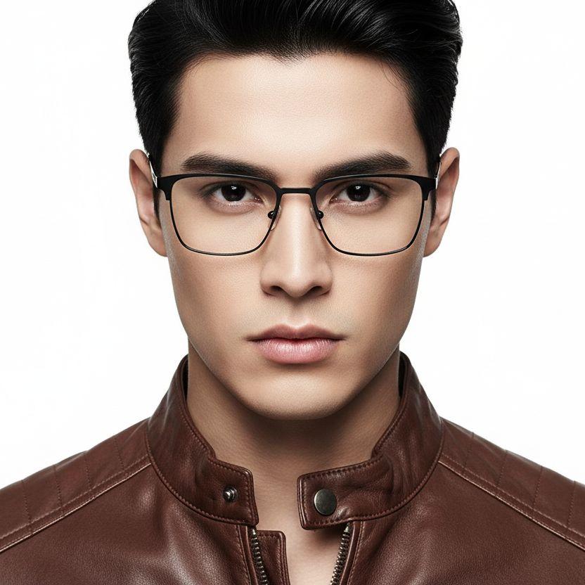 bs2425-1152_black_rectangular_metal_glasses_model