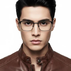 bs2425-1152_black_rectangular_metal_glasses_model