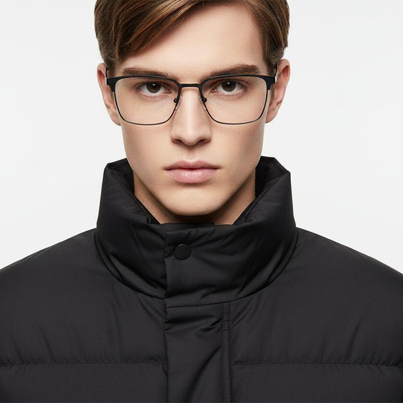 bs2425-1153_black_rectangular_metal_glasses_model