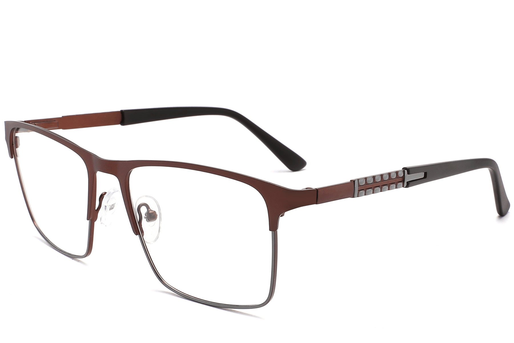 BS2425-1154_Brown_Rectangular_Metal_Glasses_corner