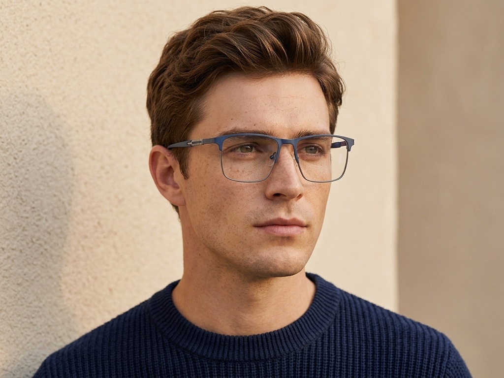 BS2425-1156_Blue_Rectangular_Metal_Glasses_corner-tryon_male