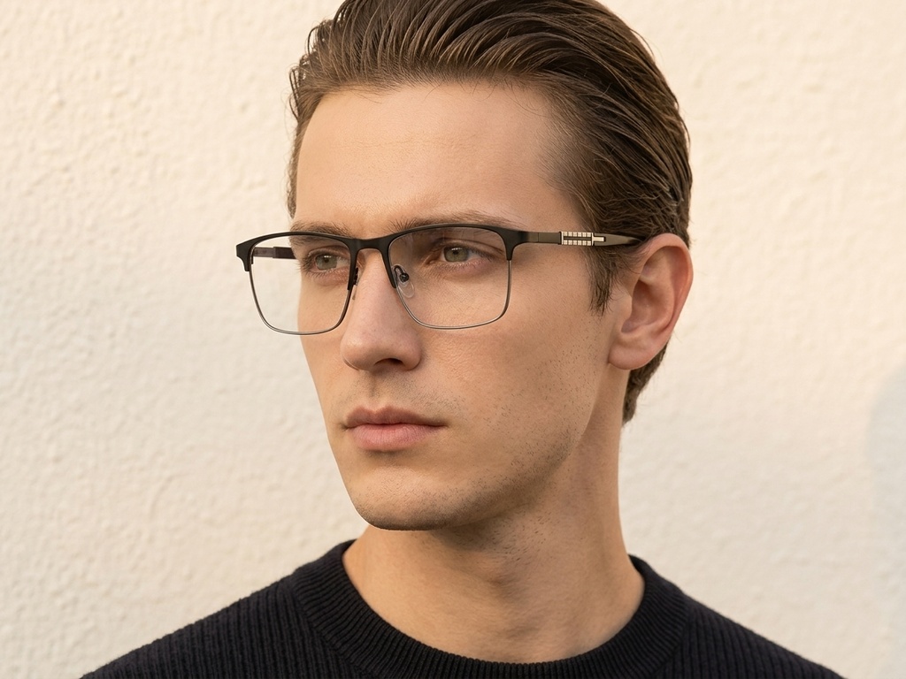 BS2425-1157_Black_Rectangular_Metal_Glasses_corner-tryon_male