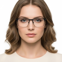 bs2425-1157_black_rectangular_metal_glasses_model