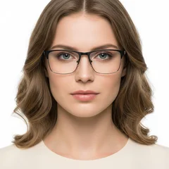 bs2425-1157_black_rectangular_metal_glasses_model