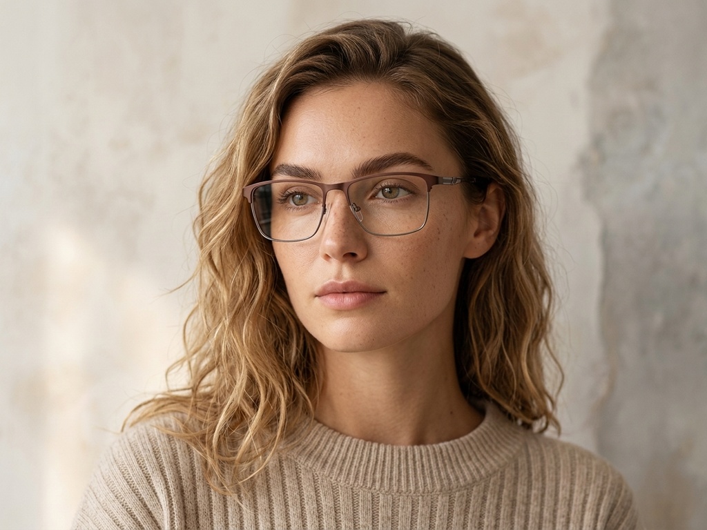 BS2425-1159_Brown_Rectangular_Metal_Glasses_corner-tryon_female