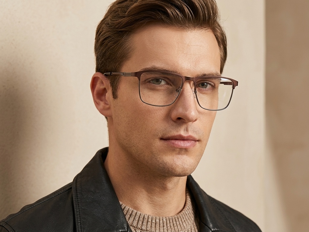 BS2425-1159_Brown_Rectangular_Metal_Glasses_corner-tryon_male