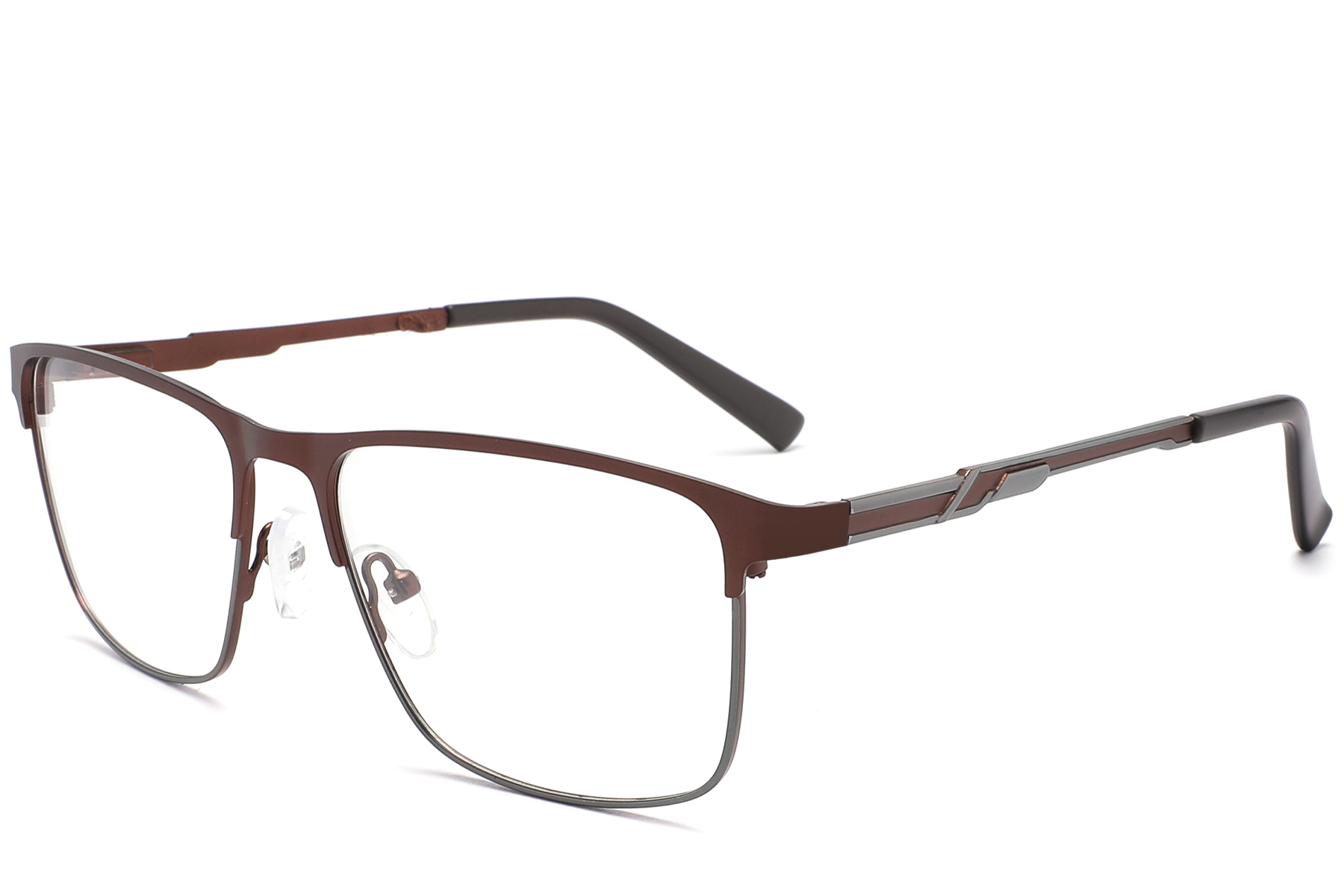 BS2425-1159_Brown_Rectangular_Metal_Glasses_corner