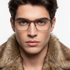 bs2425-1159_brown_rectangular_metal_glasses_model