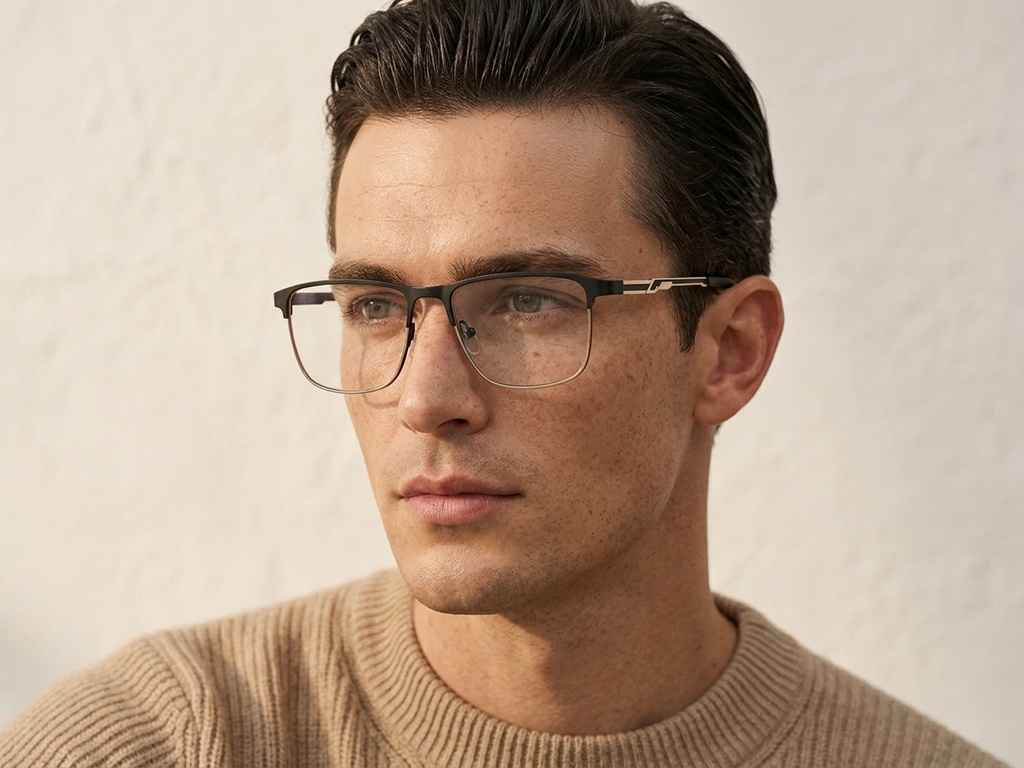 BS2425-1160_Black_Rectangular_Metal_Glasses_corner-tryon_male