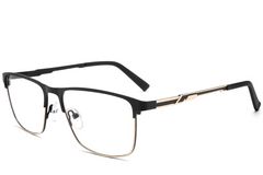 BS2425-1160_Black_Rectangular_Metal_Glasses_corner