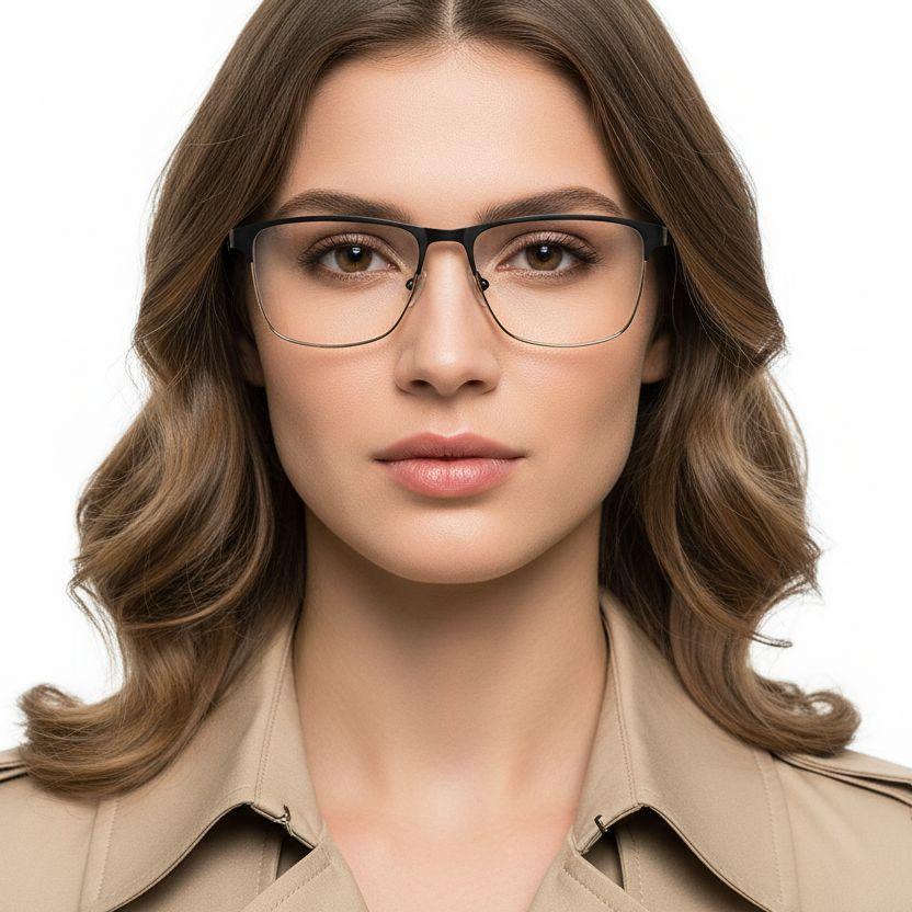 bs2425-1160_black_rectangular_metal_glasses_model