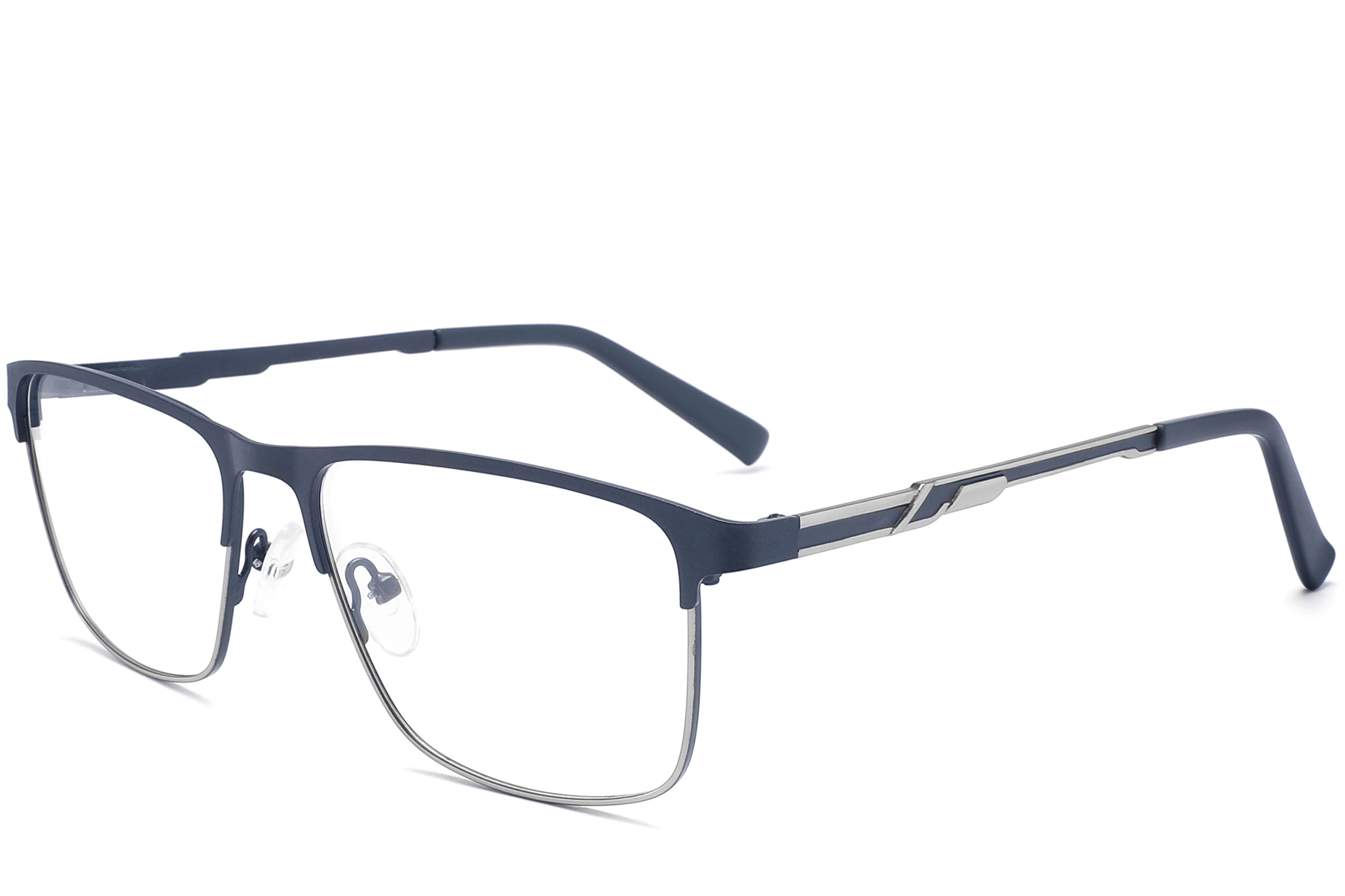 BS2425-1161_Blue_Rectangular_Metal_Glasses_corner