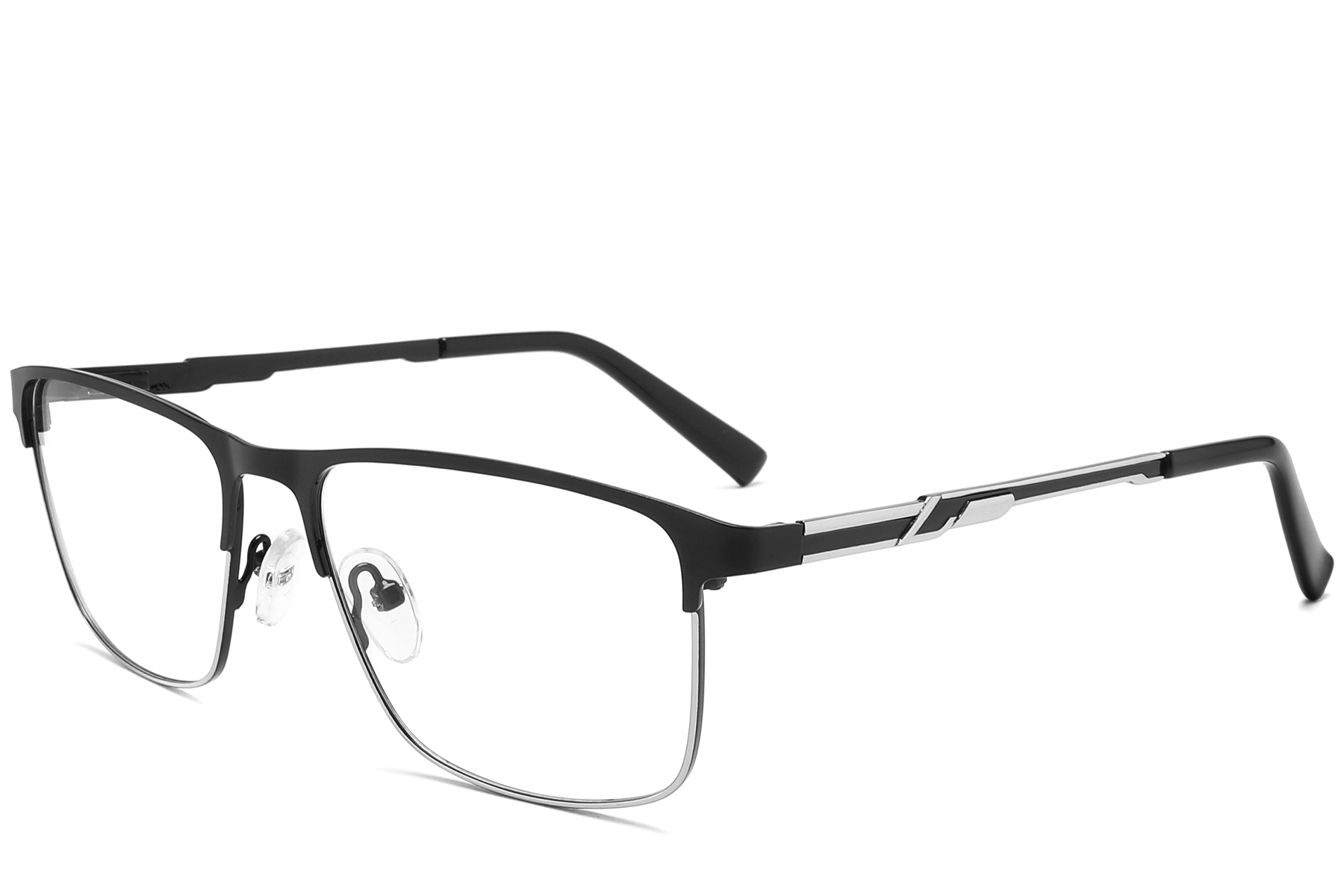 BS2425-1162_Black_Rectangular_Metal_Glasses_corner