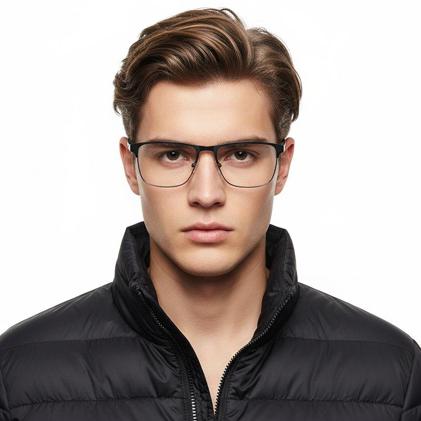 bs2425-1162_black_rectangular_metal_glasses_model