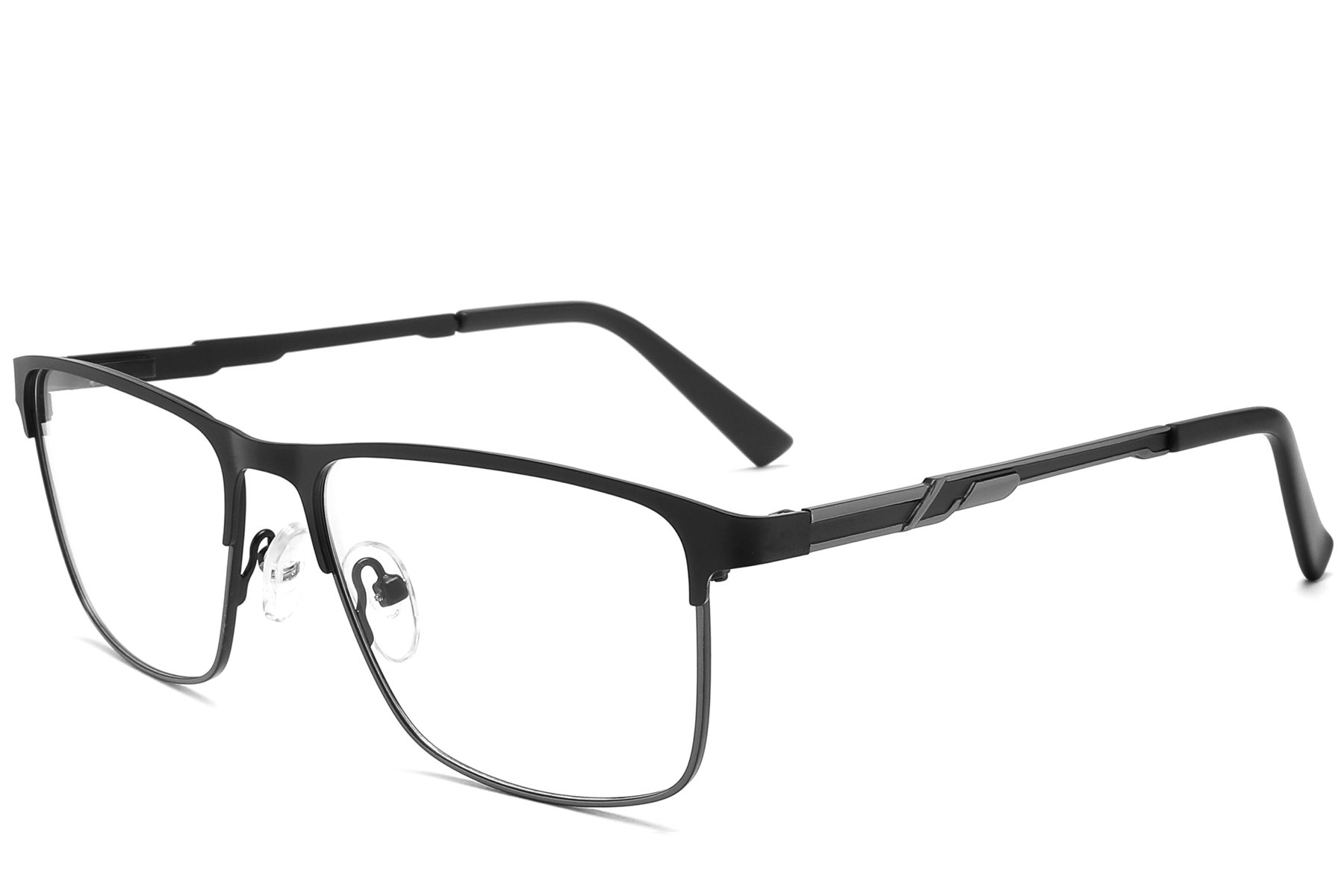 BS2425-1163_Black_Rectangular_Metal_Glasses_corner