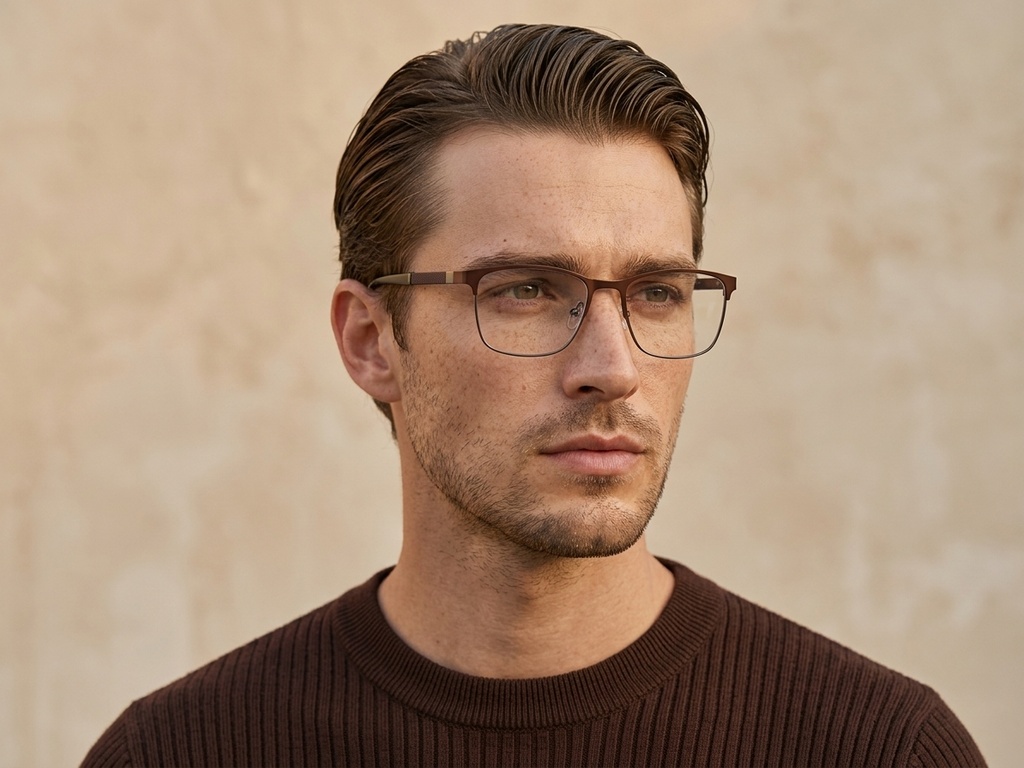 BS2425-1164_Brown_Rectangular_Metal_Glasses_corner-tryon_male