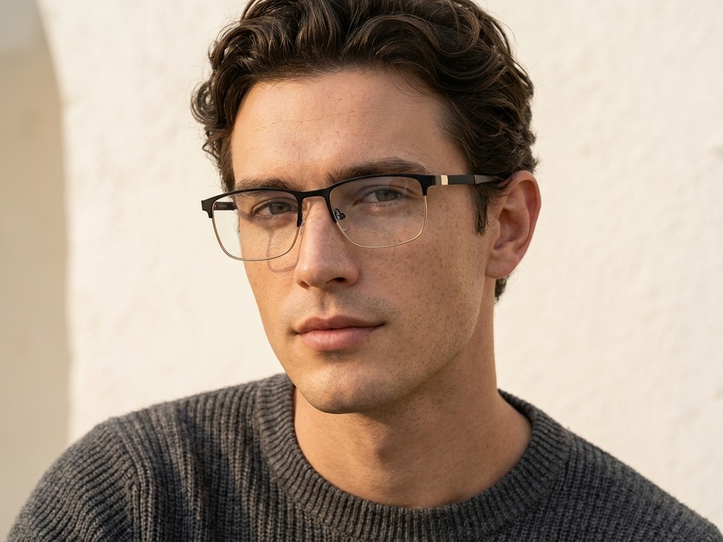 BS2425-1165_Black_Rectangular_Metal_Glasses_corner-tryon_male