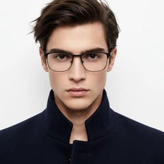 bs2425-1165_black_rectangular_metal_glasses_model