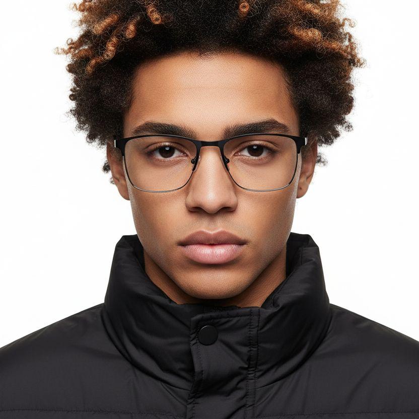 bs2425-1167_black_rectangular_metal_glasses_model