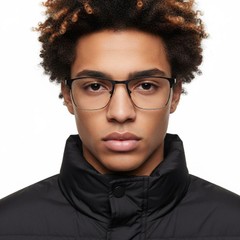 bs2425-1167_black_rectangular_metal_glasses_model
