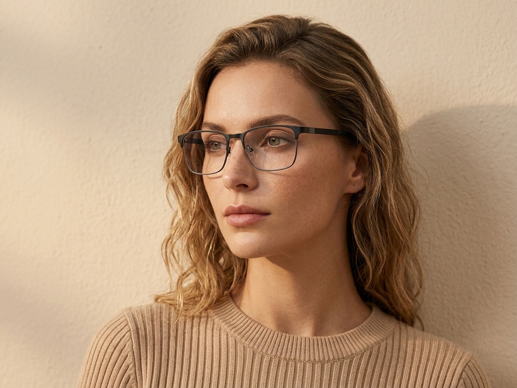 BS2425-1168_Black_Rectangular_Metal_Glasses_corner-tryon_female