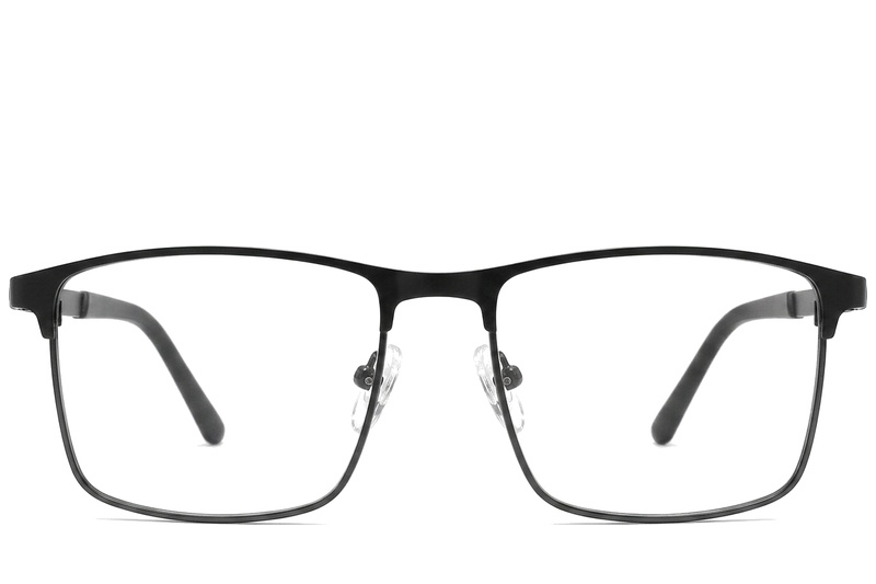 BS2425-1173_Black_Rectangular_Metal_Glasses_corner-front