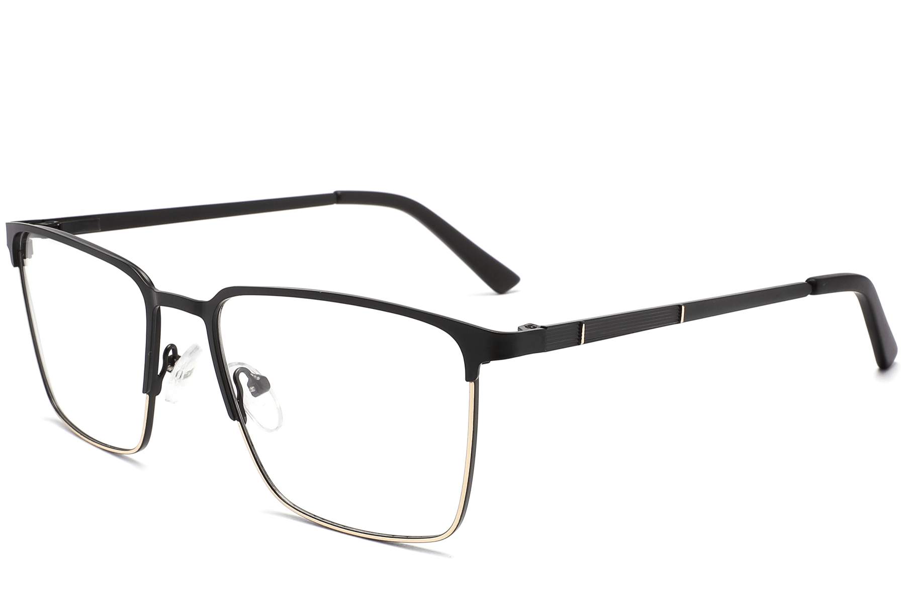 BS2425-1175_Black_Rectangular_Metal_Glasses_corner