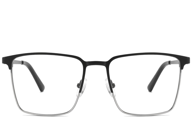 BS2425-1177_Black_Rectangular_Metal_Glasses_corner-front