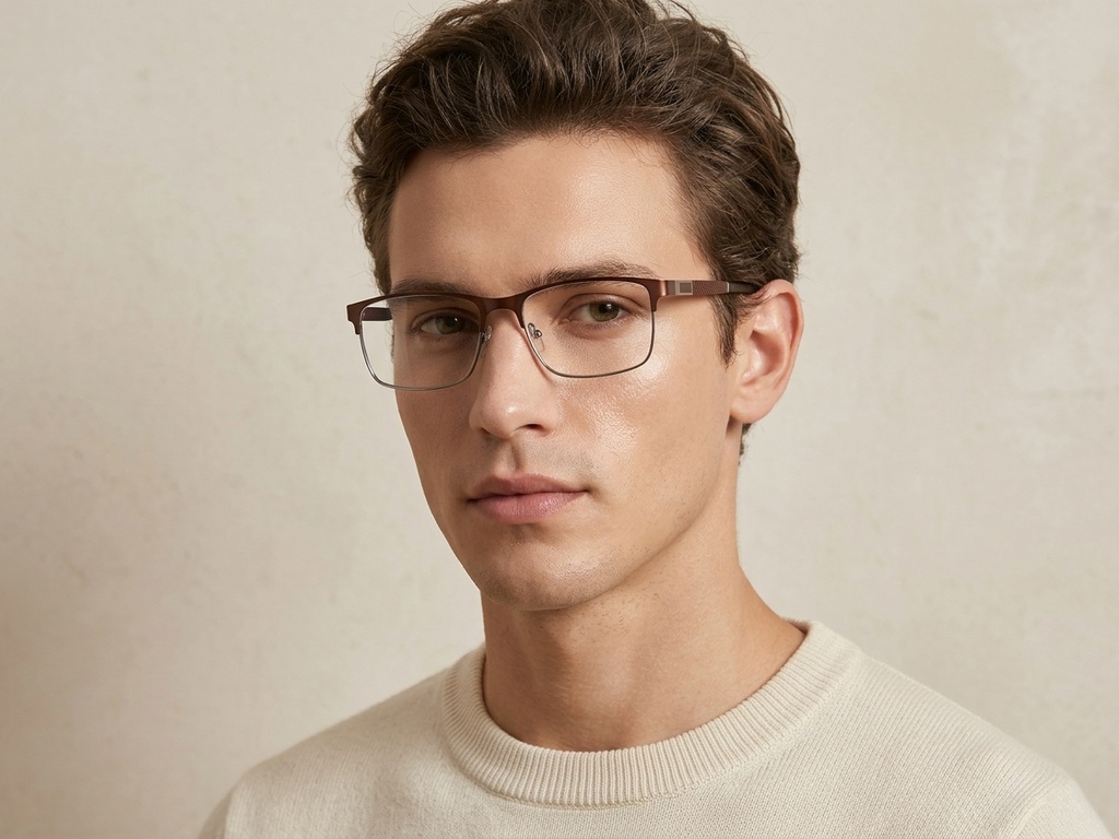 BS2425-1179_Brown_Rectangular_Metal_Glasses_corner-tryon_male