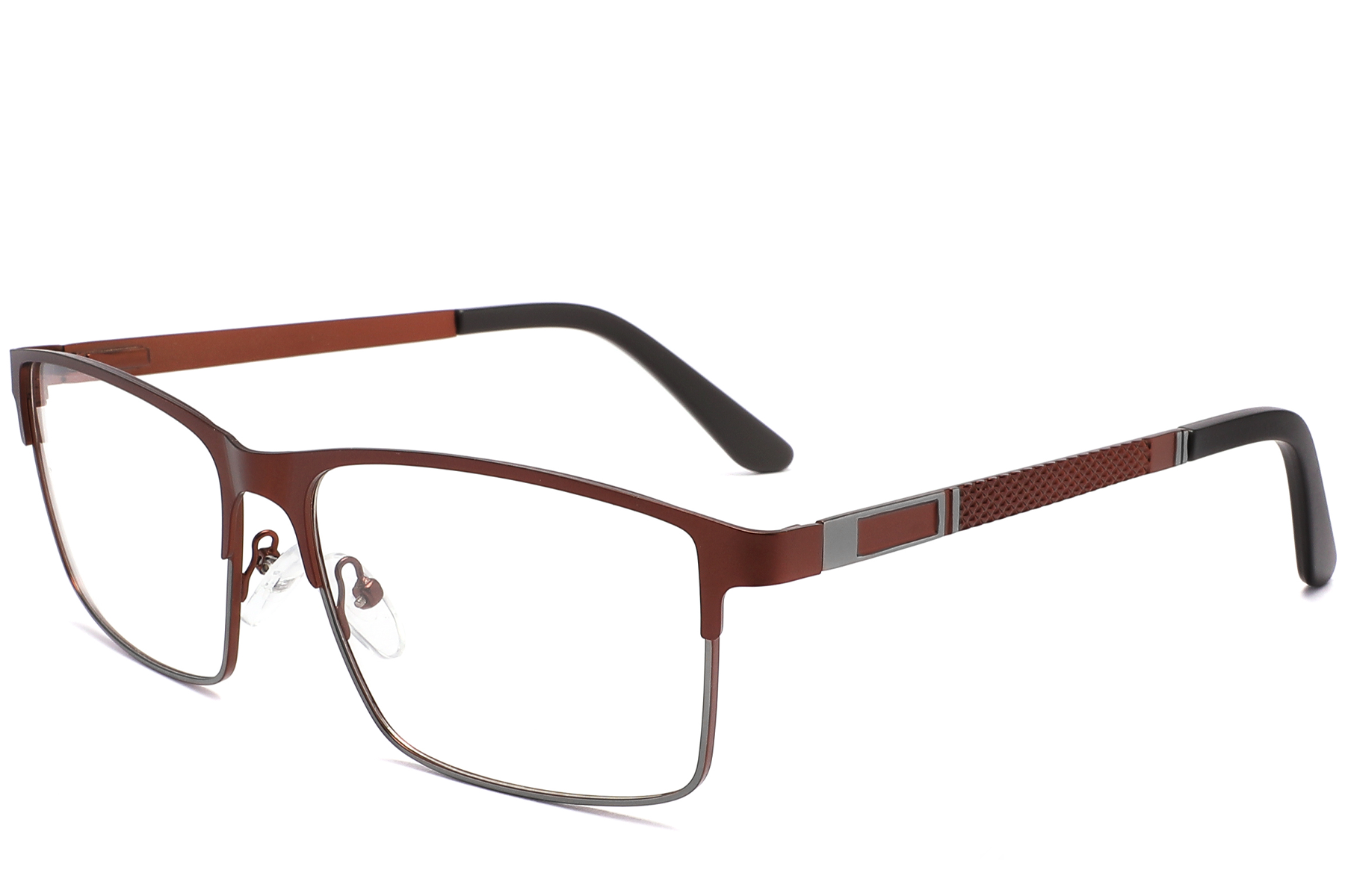 BS2425-1179_Brown_Rectangular_Metal_Glasses_corner