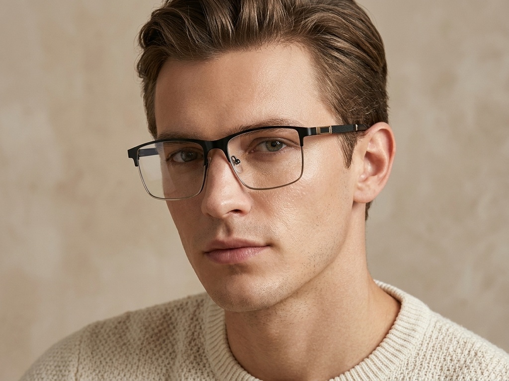 BS2425-1180_Black_Rectangular_Metal_Glasses_corner-tryon_male