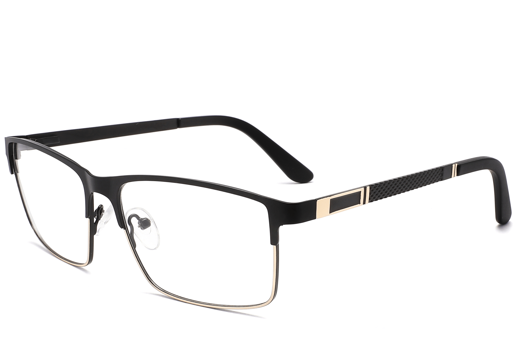 BS2425-1180_Black_Rectangular_Metal_Glasses_corner