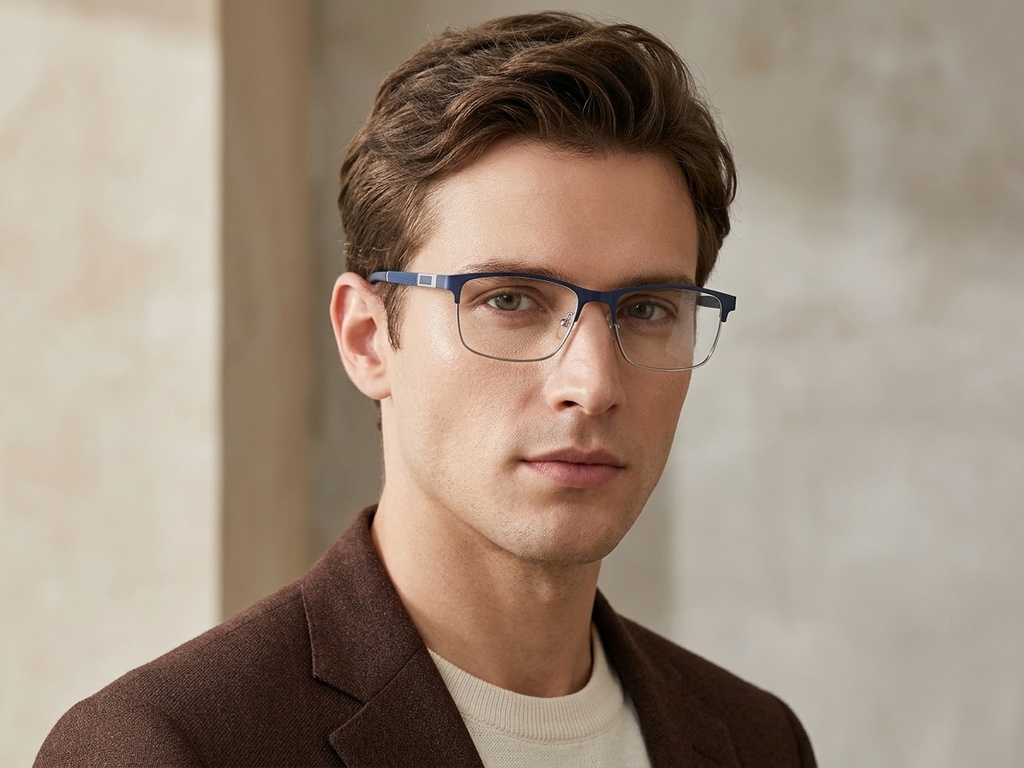 BS2425-1181_Blue_Rectangular_Metal_Glasses_corner-tryon_male