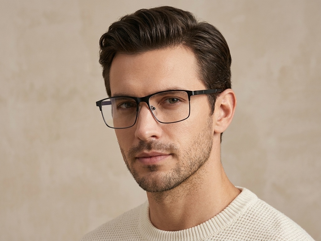 BS2425-1183_Black_Rectangular_Metal_Glasses_corner-tryon_male