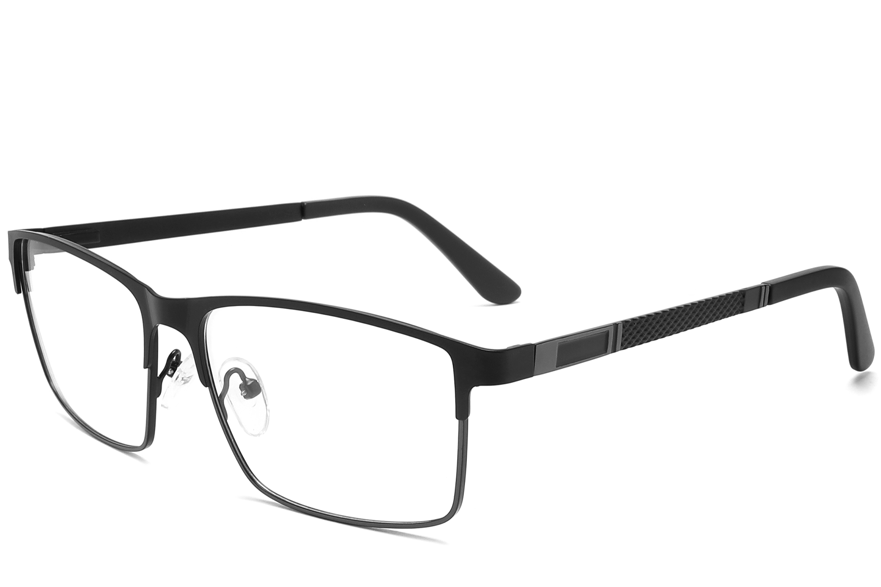 BS2425-1183_Black_Rectangular_Metal_Glasses_corner