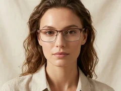 BS2425-1184_Brown_Rectangular_Metal_Glasses_corner-tryon_female