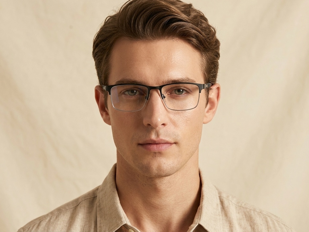 BS2425-1187_Black_Rectangular_Metal_Glasses_corner-tryon_male