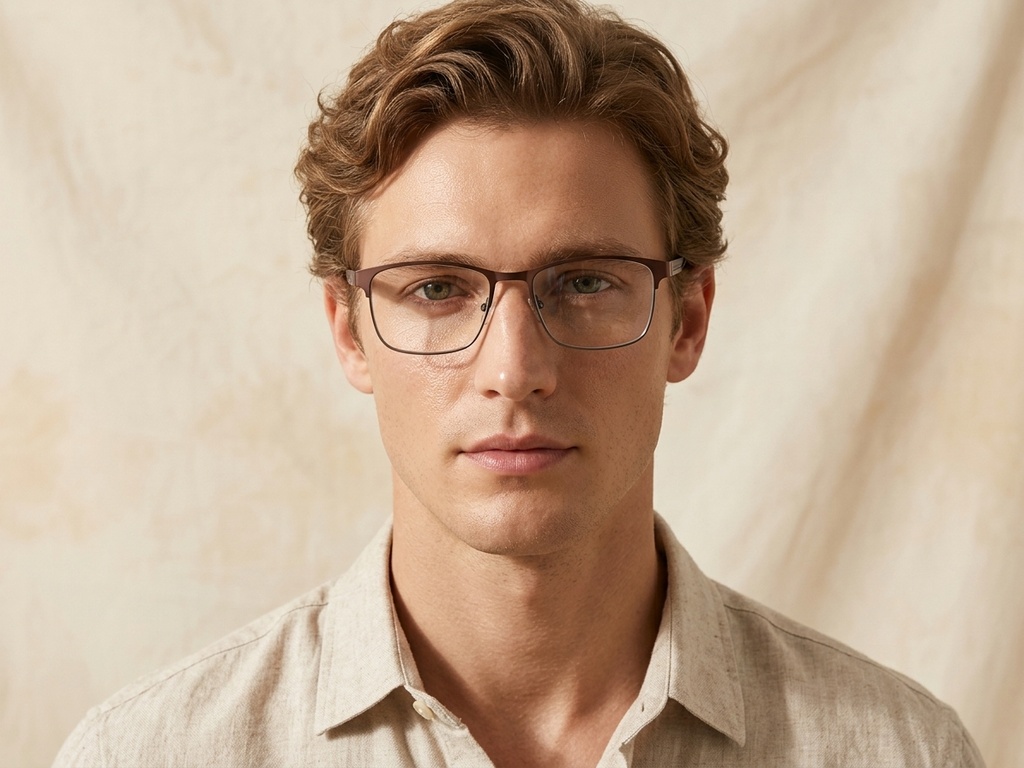 BS2425-1189_Brown_Rectangular_Metal_Glasses_corner-tryon_male