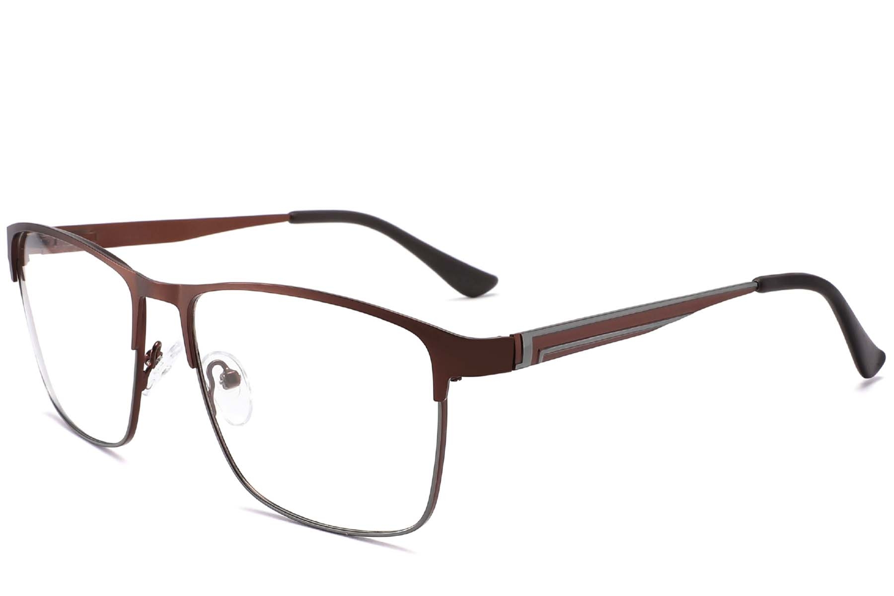 BS2425-1189_Brown_Rectangular_Metal_Glasses_corner