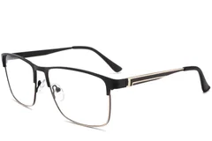 BS2425-1190_Black_Rectangular_Metal_Glasses_corner