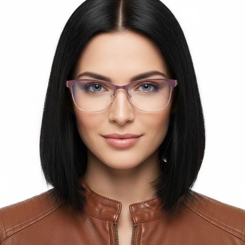 Copper Color Spectacles Butterfly Copper Metal Glasses #BS2425-1229 - BLACKSHEEP US