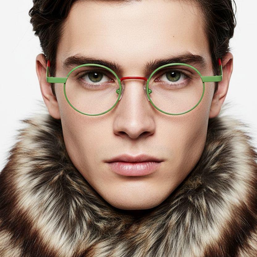 bs2425-1264_green_round_metal_glasses_model