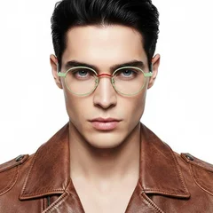 bs2425-1268_green_oval_metal_glasses_model